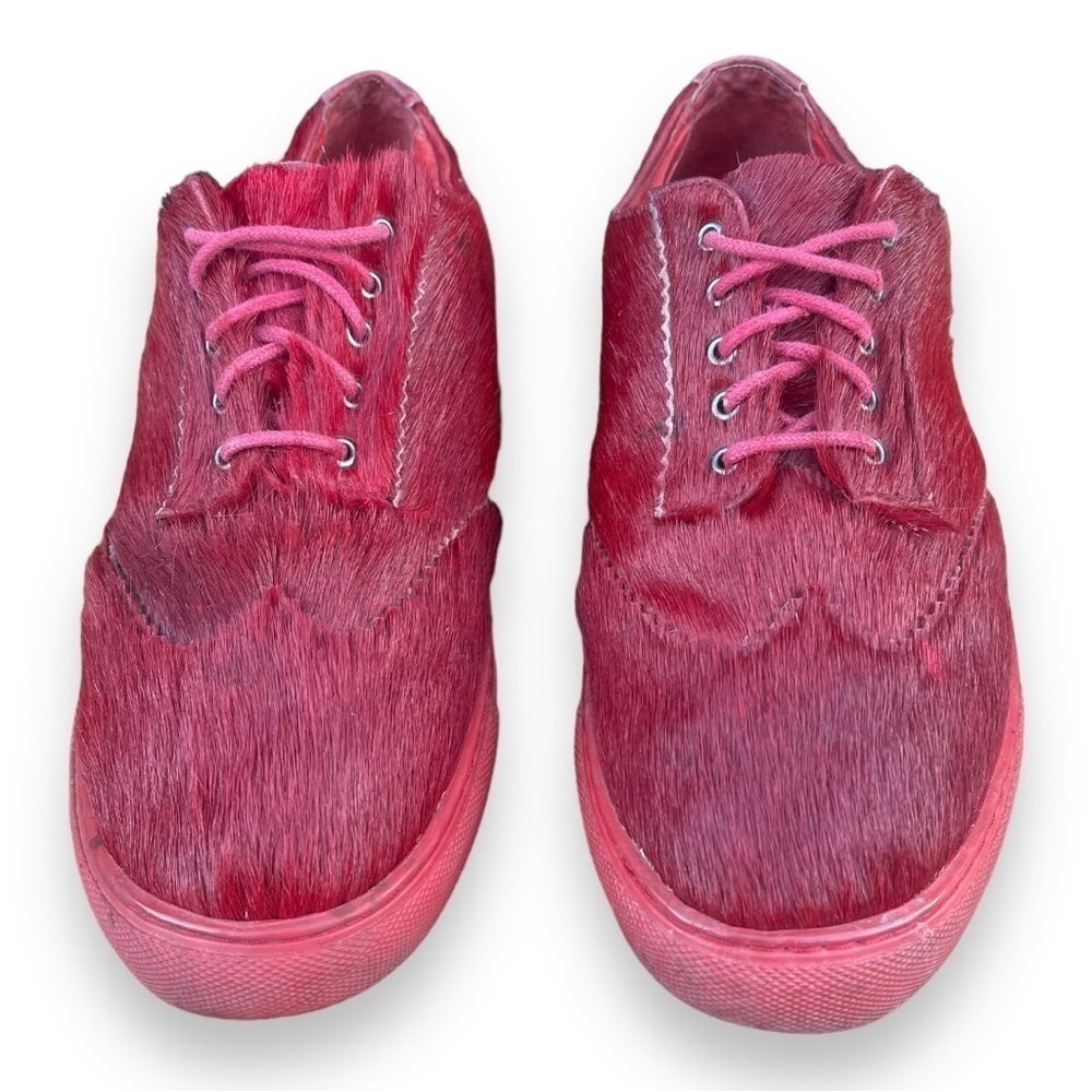 🔥 Mosson Bricke Red Horsehair Skate Shoes 🐎 Wingtip Style | Size 10 | Urban Fit